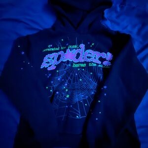 Men's Black Spider Graphic Hoodie